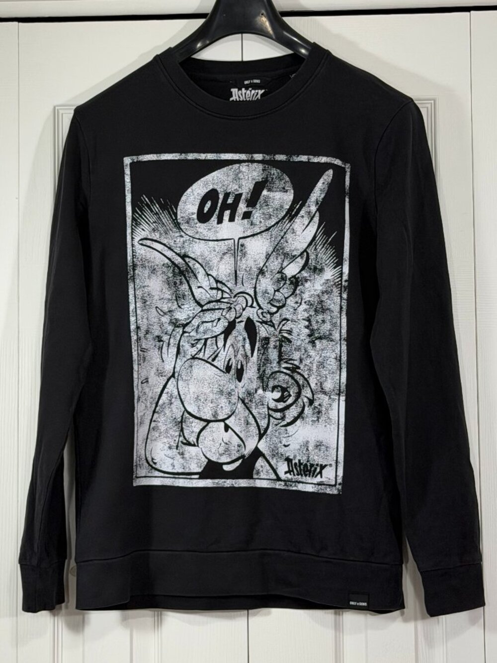 Asterix "OH!" Graphic Sweatshirt by Only & Sons - Picture 1 of 10
